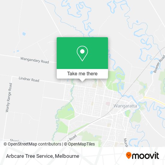 Arbcare Tree Service map