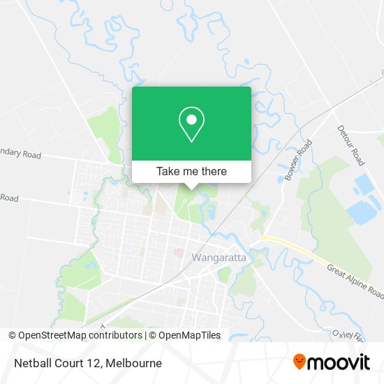 Netball Court 12 map