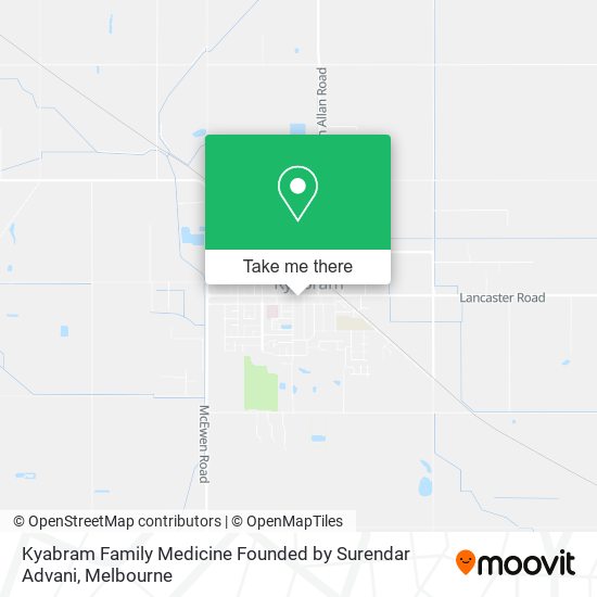 Kyabram Family Medicine Founded by Surendar Advani map