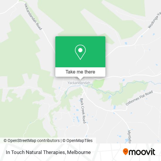In Touch Natural Therapies map