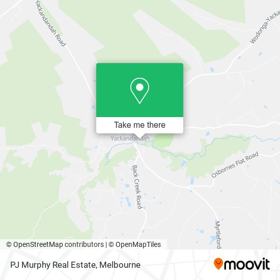 PJ Murphy Real Estate map