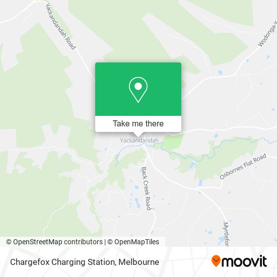 Chargefox Charging Station map