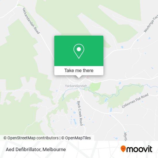 Aed Defibrillator map