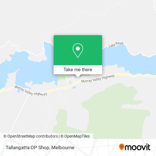 Tallangatta OP Shop map
