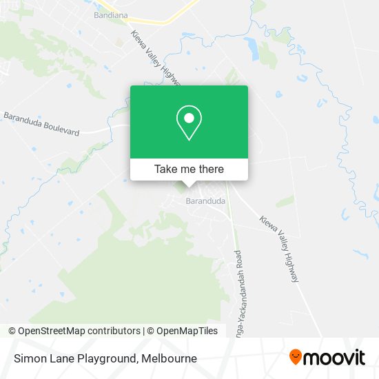 Simon Lane Playground map