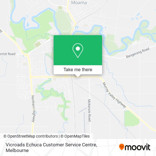 Vicroads Echuca Customer Service Centre map