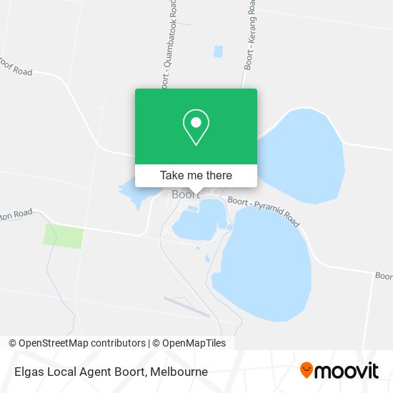 Elgas Local Agent Boort map