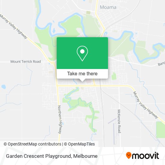 Garden Crescent Playground map