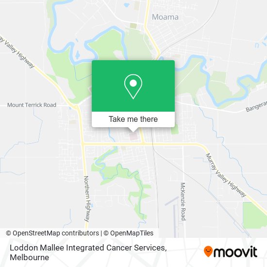 Loddon Mallee Integrated Cancer Services map