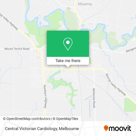 Central Victorian Cardiology map