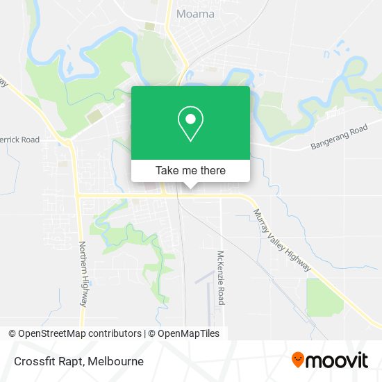 Crossfit Rapt map