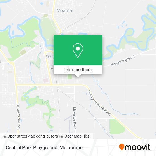 Central Park Playground map