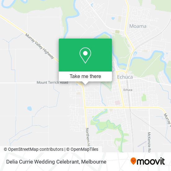 Delia Currie Wedding Celebrant map