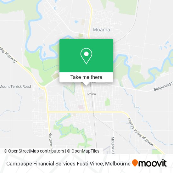 Campaspe Financial Services Fusti Vince map