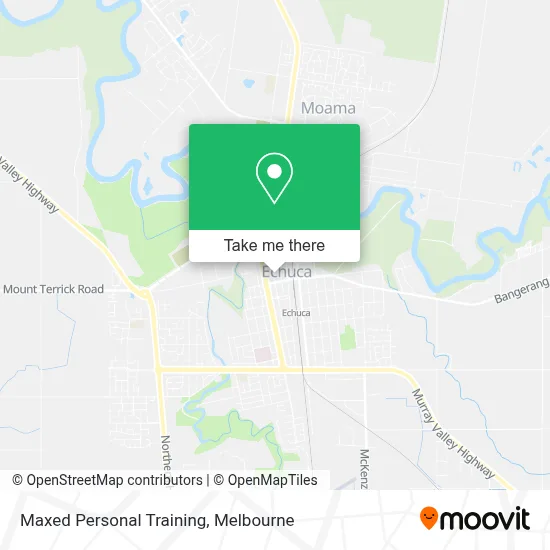 Mapa Maxed Personal Training