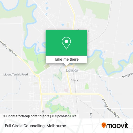 Full Circle Counselling map