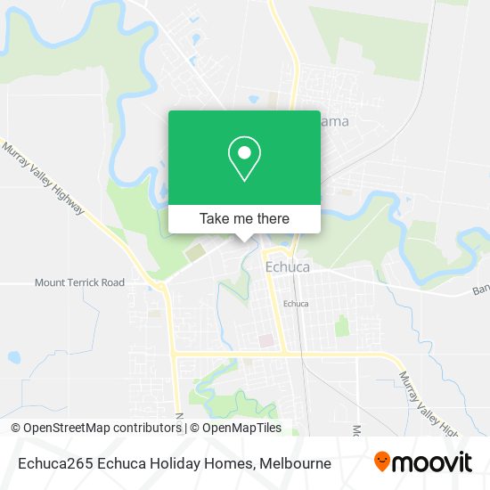 Echuca265 Echuca Holiday Homes map