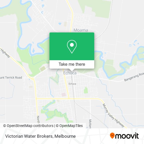 Victorian Water Brokers map
