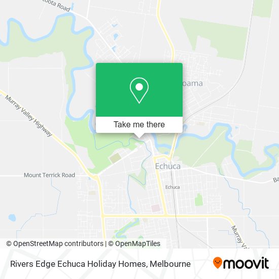 Rivers Edge Echuca Holiday Homes map
