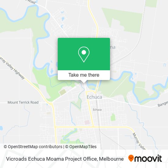 Vicroads Echuca Moama Project Office map