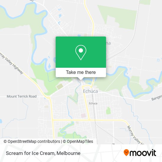 Scream for Ice Cream map