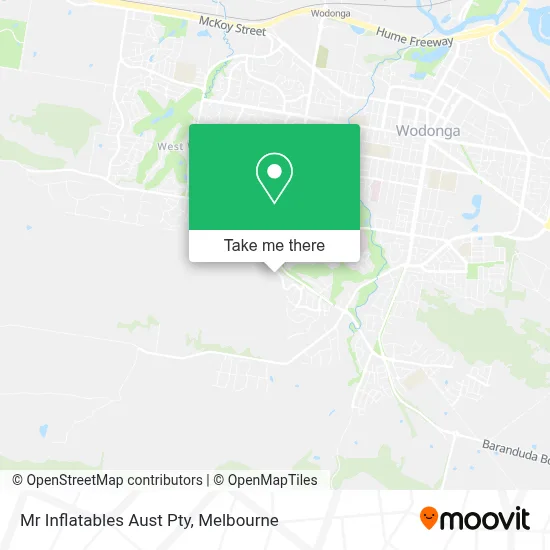Mapa Mr Inflatables Aust Pty