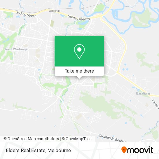 Elders Real Estate map