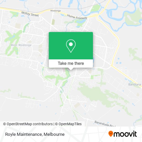 Royle Maintenance map