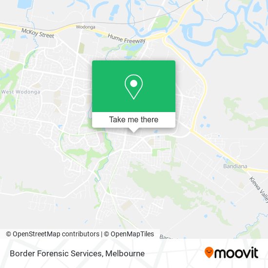 Border Forensic Services map