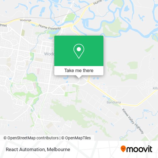 React Automation map