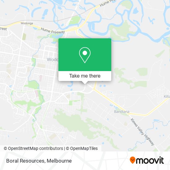 Boral Resources map
