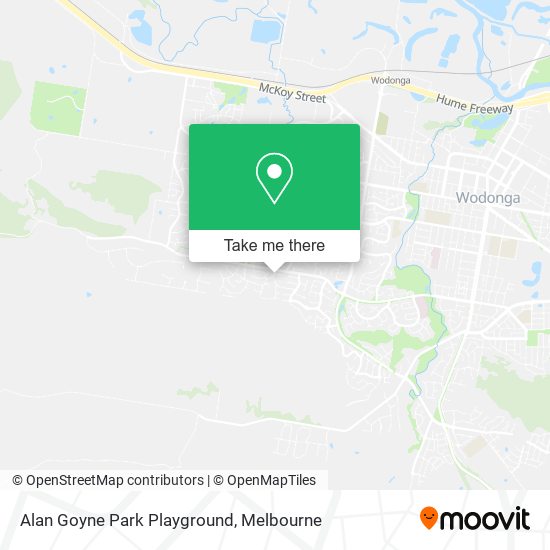 Alan Goyne Park Playground map