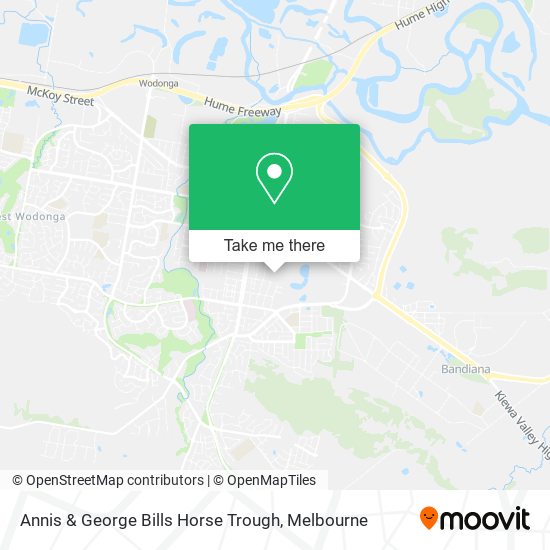 Annis & George Bills Horse Trough map