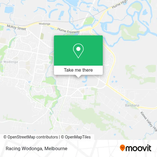 Mapa Racing Wodonga