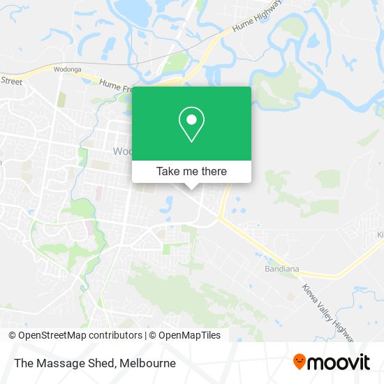 The Massage Shed map