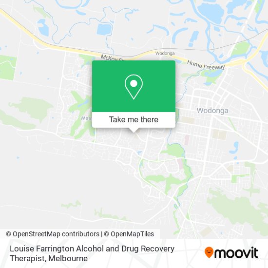 Louise Farrington Alcohol and Drug Recovery Therapist map