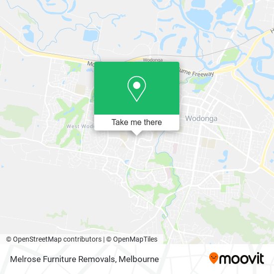 Melrose Furniture Removals map