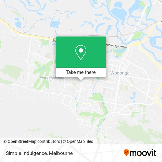 Simple Indulgence map