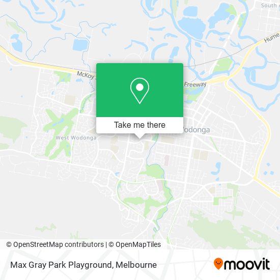 Max Gray Park Playground map