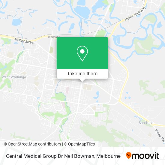 Central Medical Group Dr Neil Bowman map