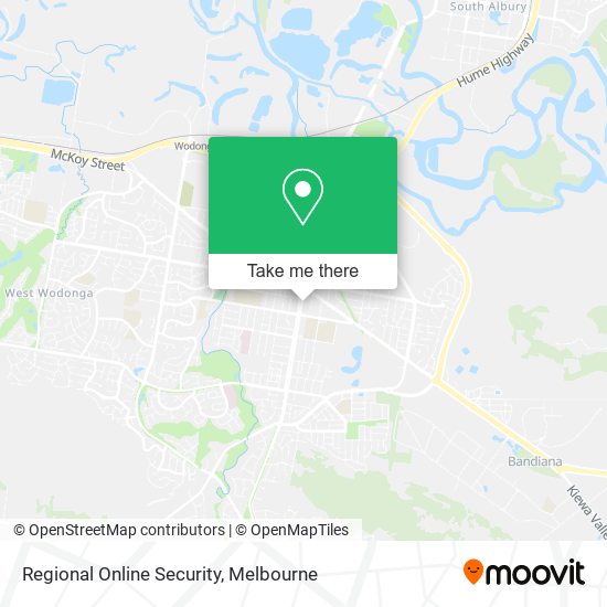 Regional Online Security map