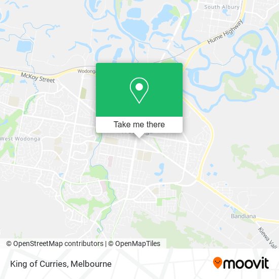 King of Curries map