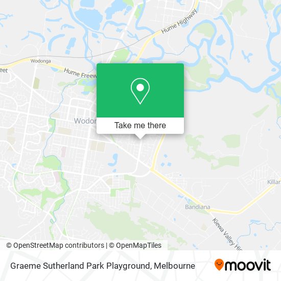 Graeme Sutherland Park Playground map