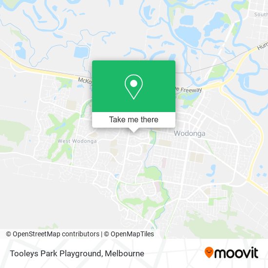 How to get to Tooleys Park Playground in Melbourne by train or bus?