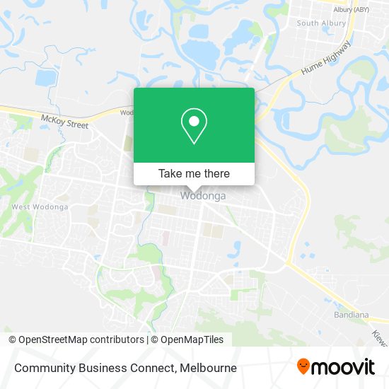 Community Business Connect map