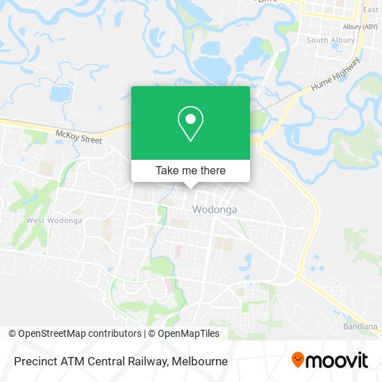 Precinct ATM Central Railway map