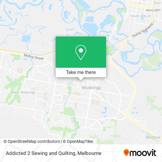 Addicted 2 Sewing and Quilting map