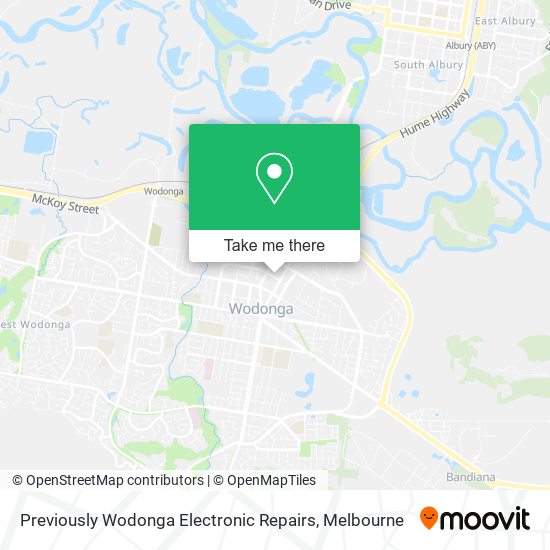 Previously Wodonga Electronic Repairs map