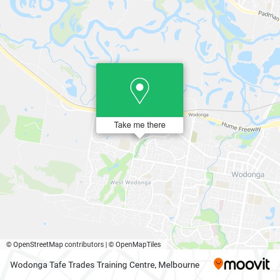 Wodonga Tafe Trades Training Centre map