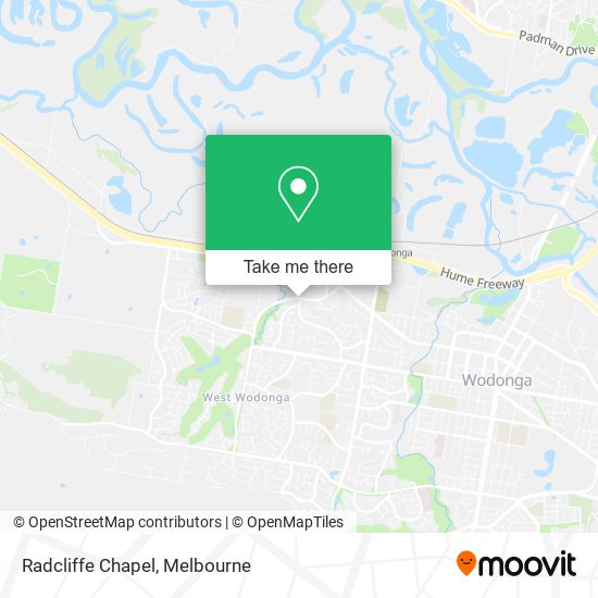 Radcliffe Chapel map
